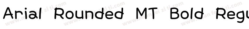 Arial Rounded MT Bold Regular字体转换
